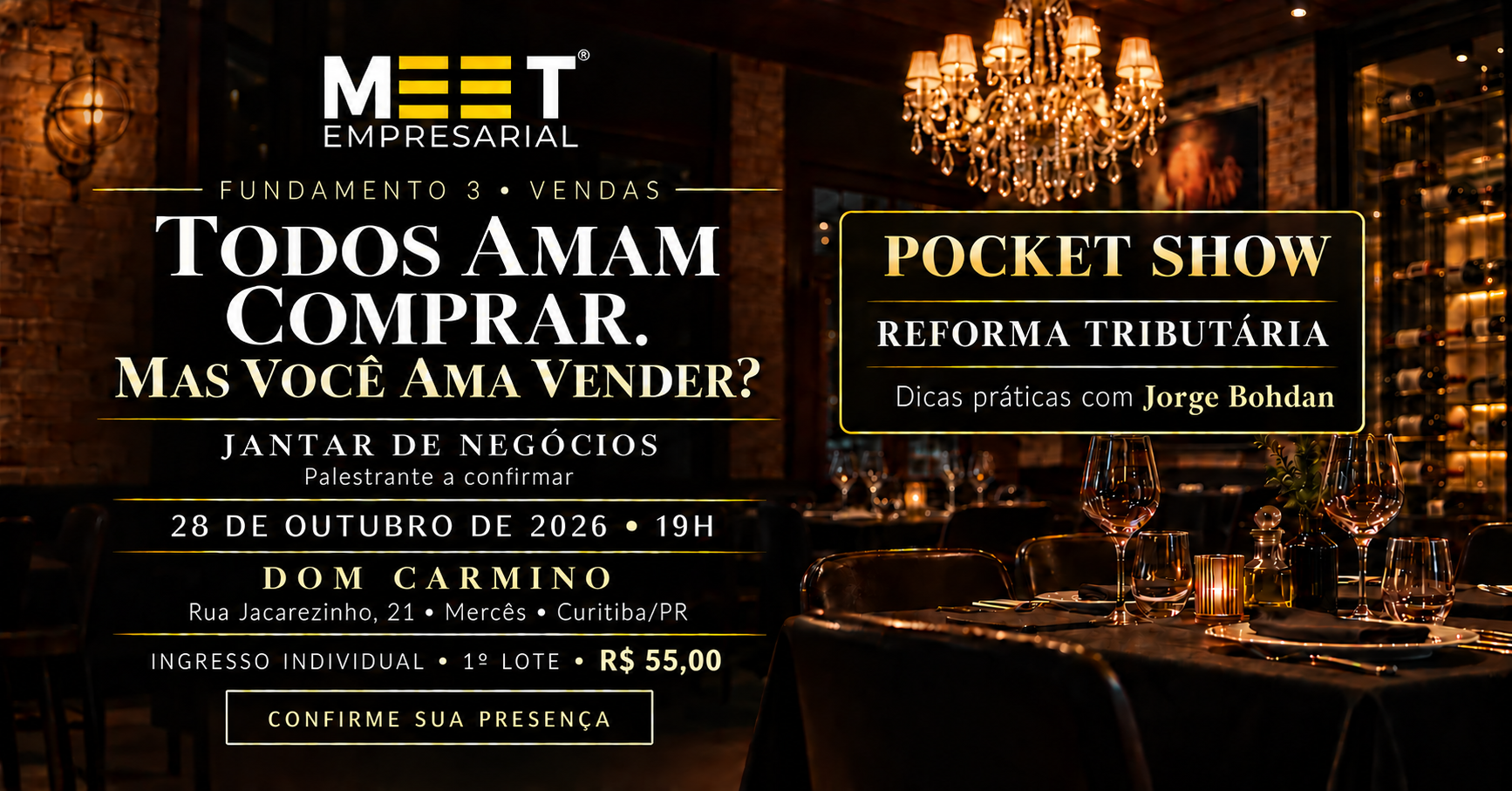 Meet Empresarial — Todos amam comprar. Mas você ama vender?