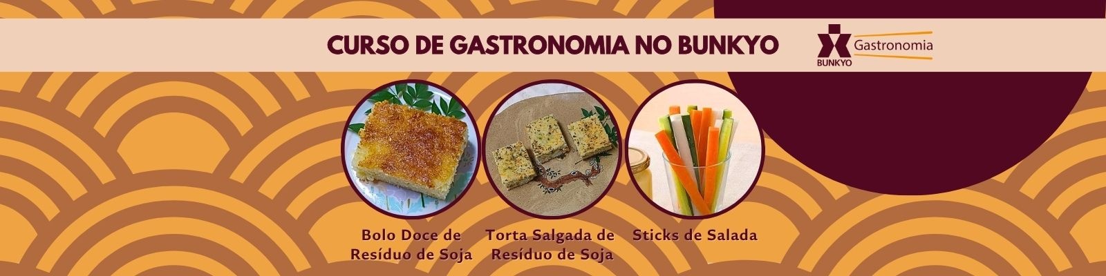 Curso de Gastronomia Bunkyo - Bolo e Torta de Soja