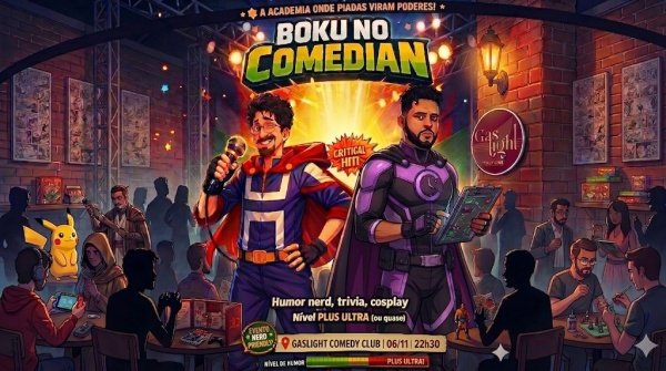 Imagem do evento BOKU NO COMEDIAN com GABRIEL OZAKI e JERVAL MACHADO / STAND UP COMEDY em CURITIBA 