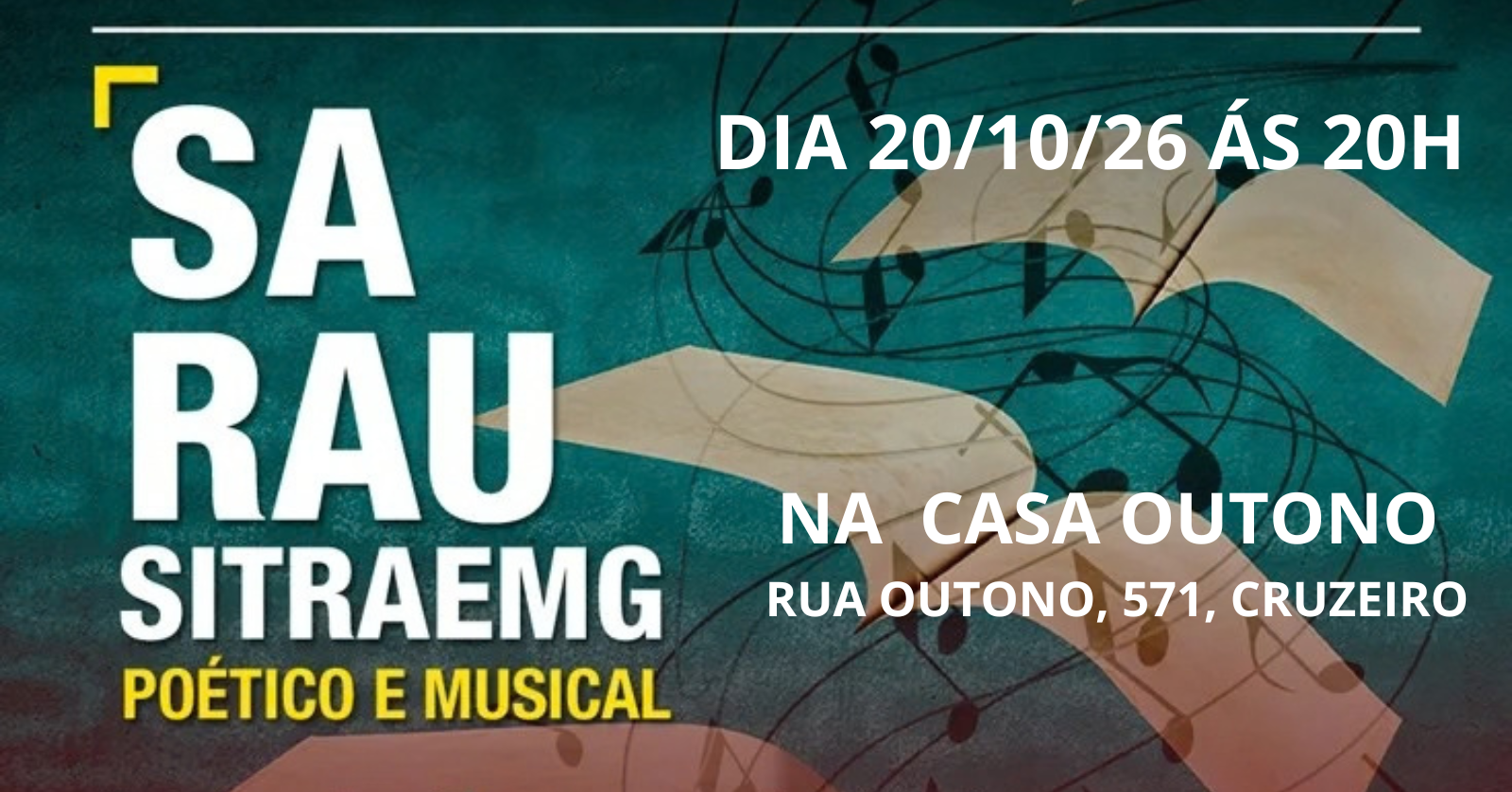 Imagem da fonte — SARAU DO SITRAEMG