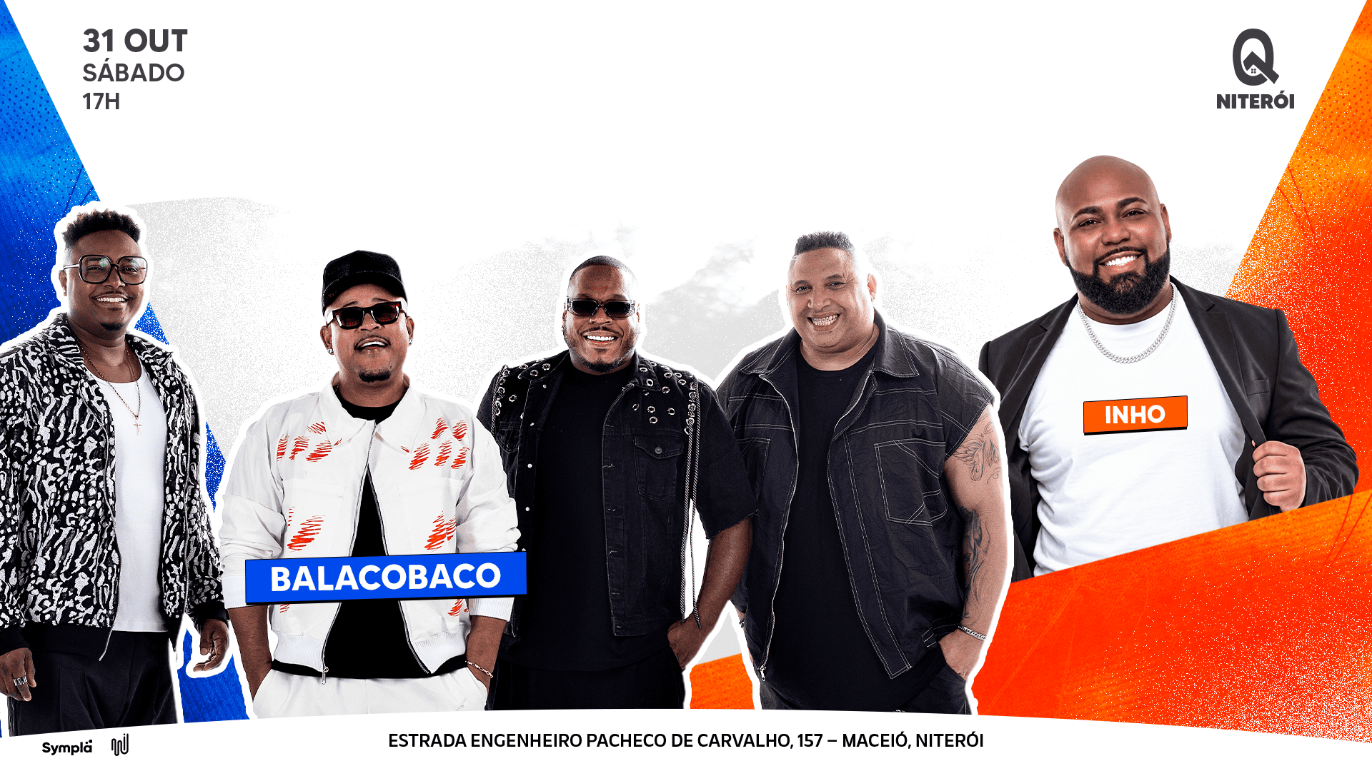 BALACOBACO + INHO na BATUQ NITERÓI!! - Niterói, RJ