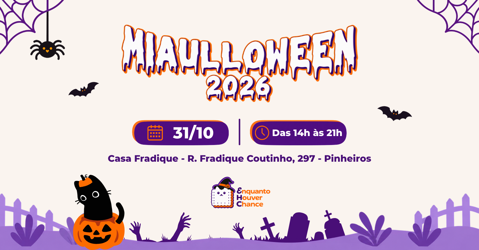 Miaulloween 2026 - São Paulo, SP