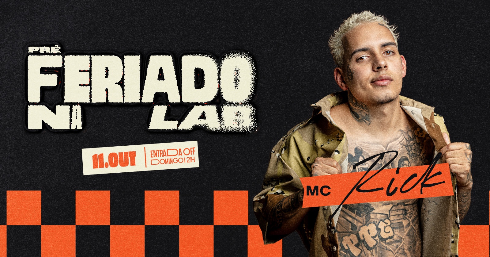 Imagen de la fuente — PRE FERIADO NA LAB COM MC RICK