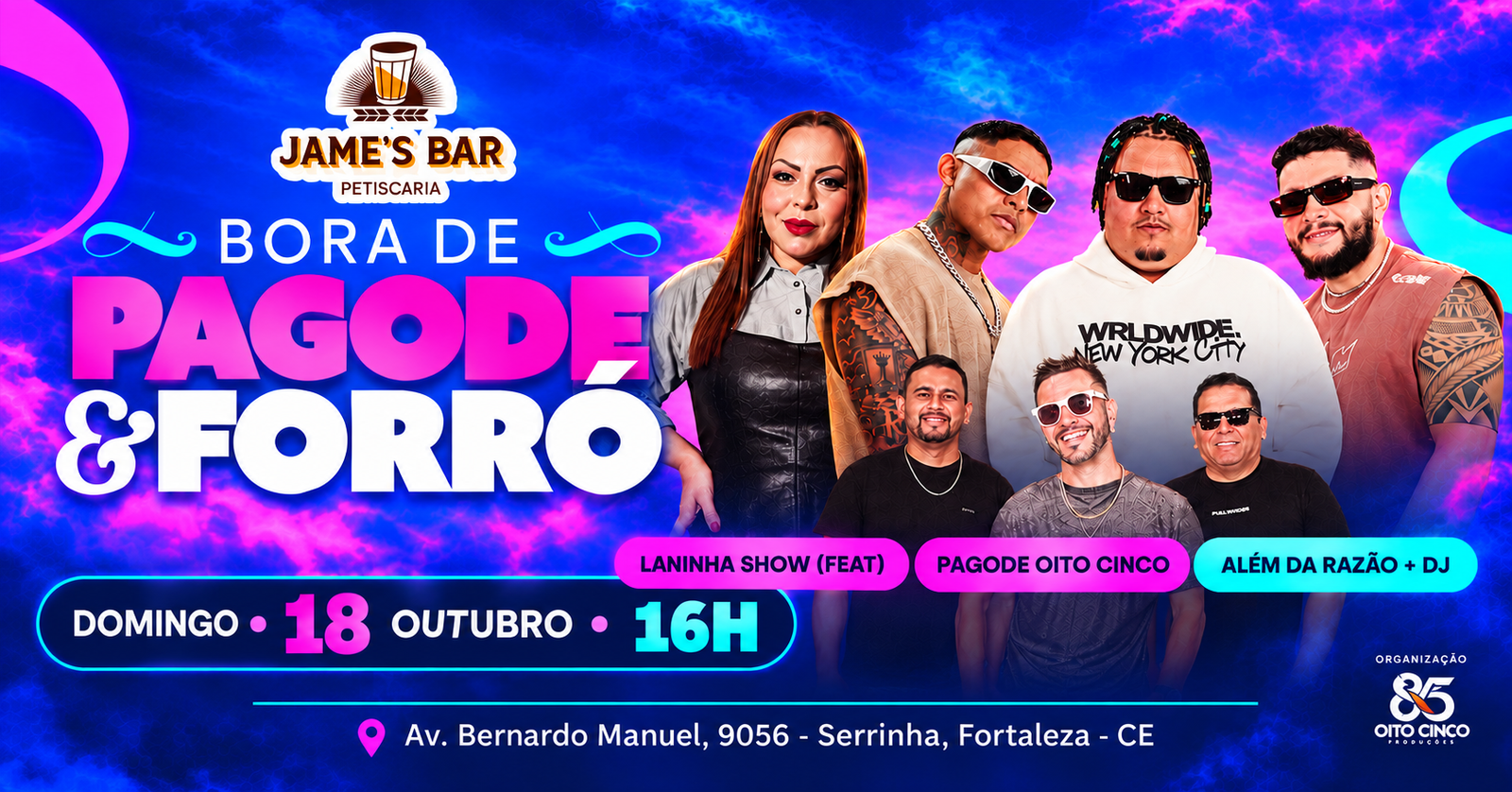 BORA DE PAGODE E FORRÓ - Fortaleza, CE