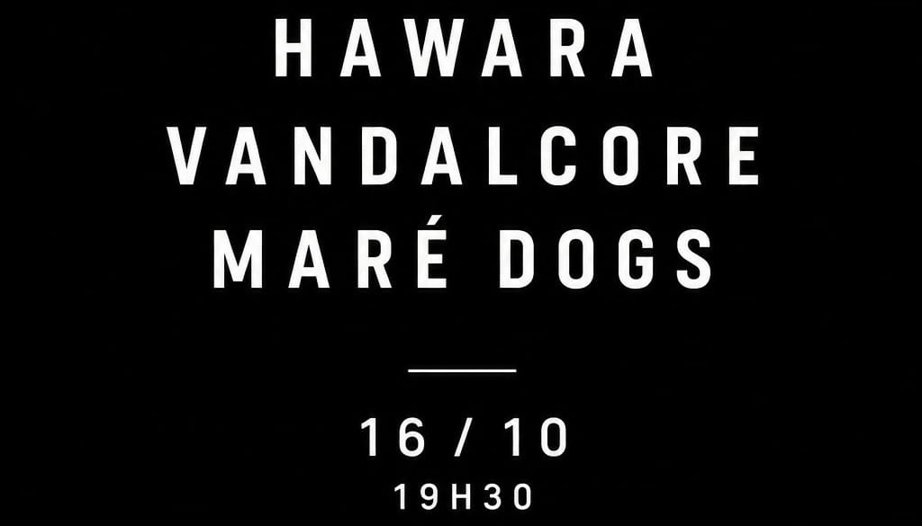 HAWARA + VANDALCORE + MARÉ DOGS NA CASA ALGO HITS - São Paulo, SP