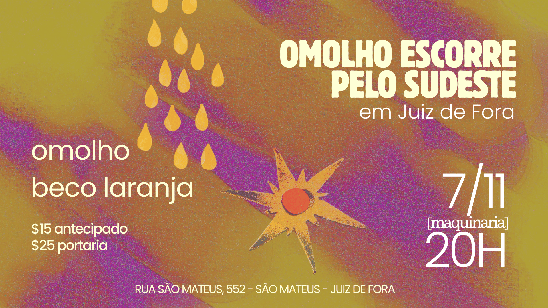 OMOLHO ESCORRE PELO SUDESTE - Juiz de Fora, MG