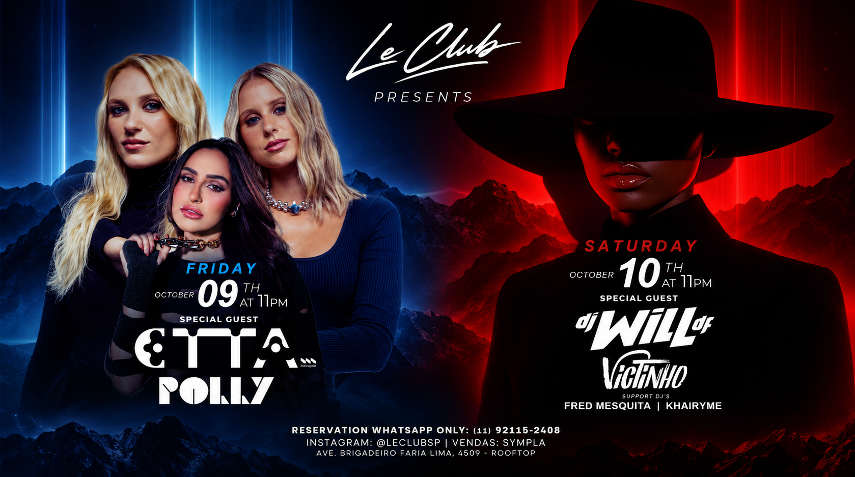 Source image — LE CLUB | SEXTA ETTA + SÁBADO Dj Will