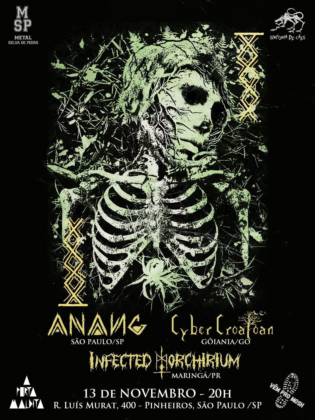 Imagem da fonte — A PORTA MALDITA - ANANG + CYBER CROATON + INFECTED MORCHIRIUM