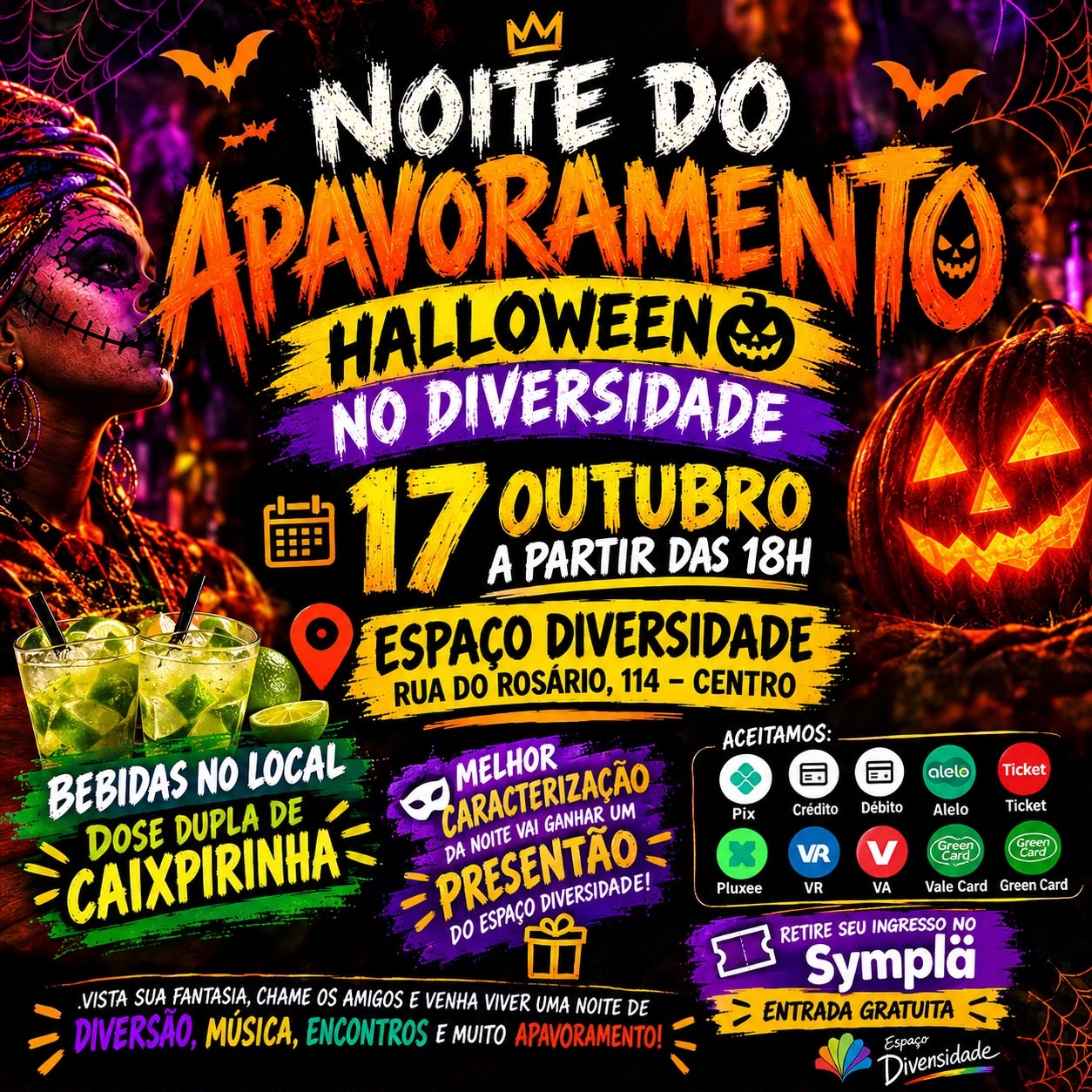 Imagen de la fuente — HALLOWEEN - NOITE DO APAVORAMENTO 17 OUT 18H