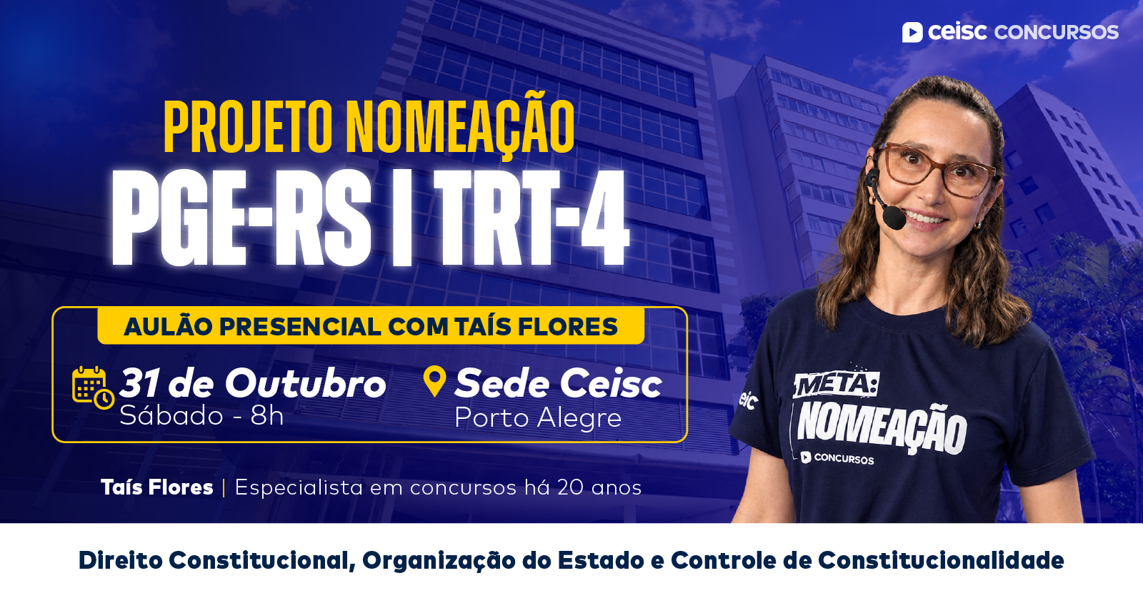 Source image — Projeto Nomeação PGE-RS + TRT-4 | Analista | Aulão presencial em POA