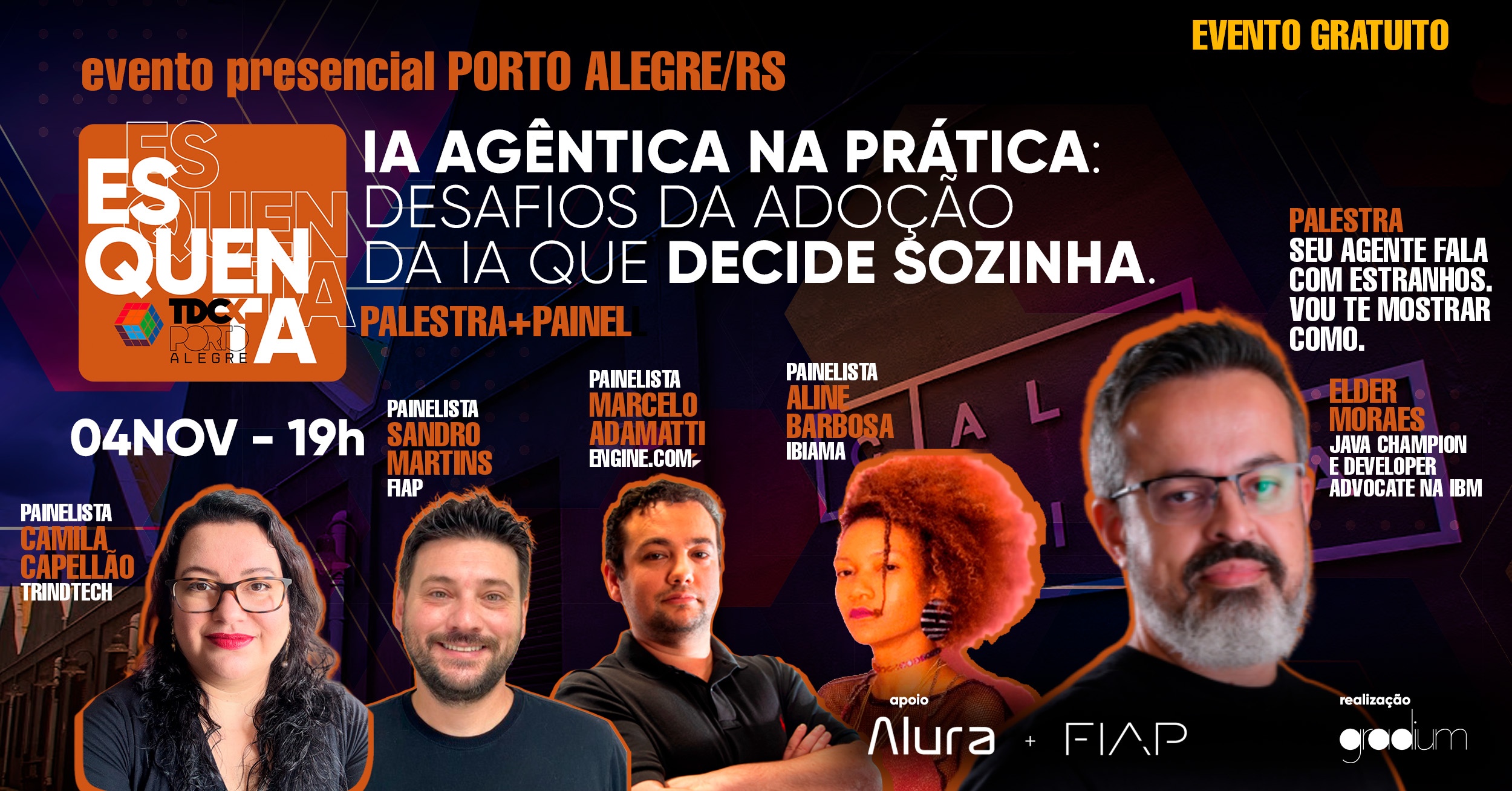 Source image — Esquenta TDC - IA Agêntica na prática: desafios da adoção da IA que decide sozinha