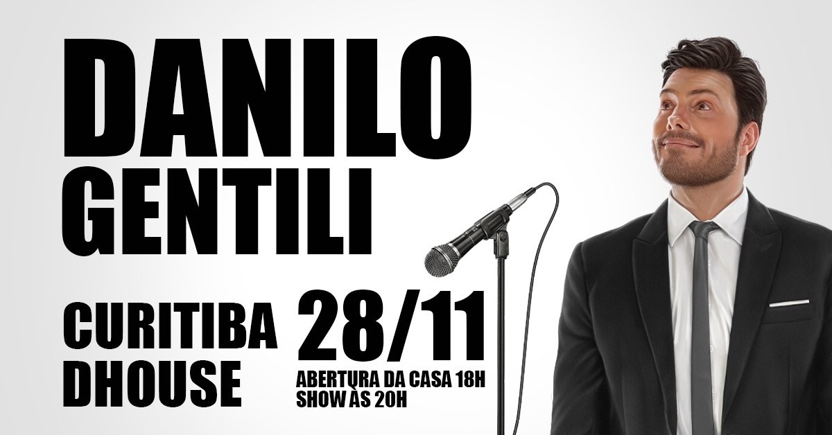 Source image — Danilo Gentili / Stand Up Comedy