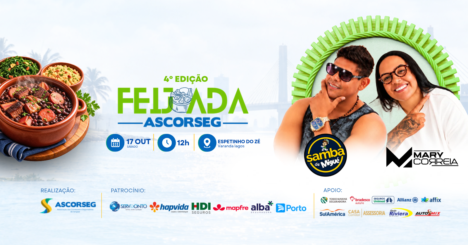 4º Edição Feijoada ASCORSEG - Aracaju, SE