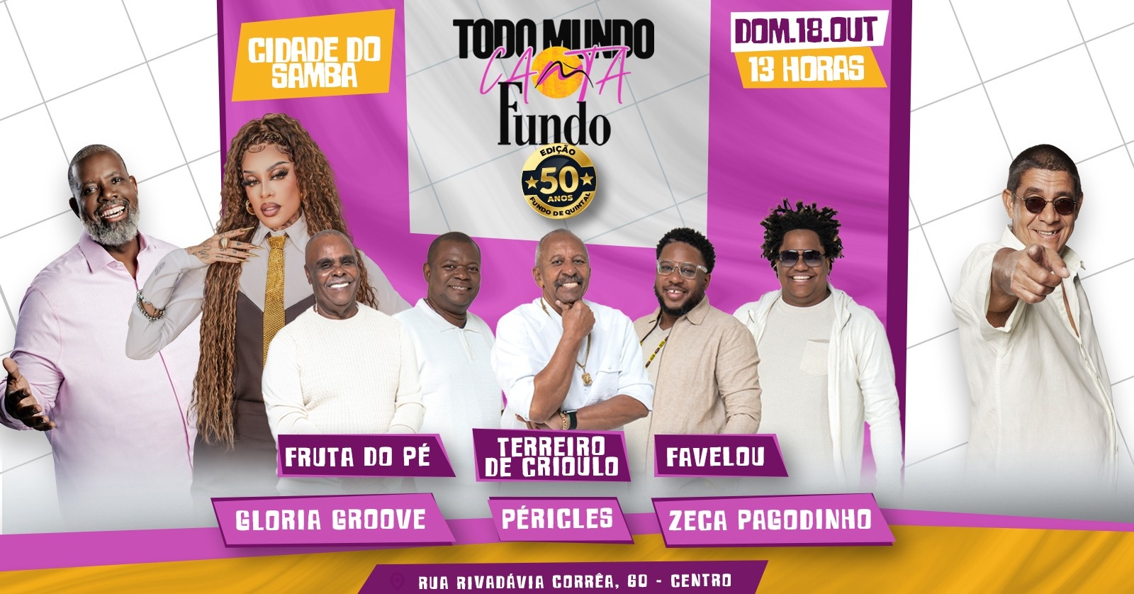 TODO MUNDO CANTA FUNDO  EDIÇÃO 50 ANOS - Rio de Janeiro, RJ