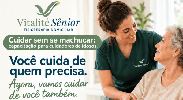 Imagem do evento Cuidar sem se machucar - capacitação para cuidadores de idosos