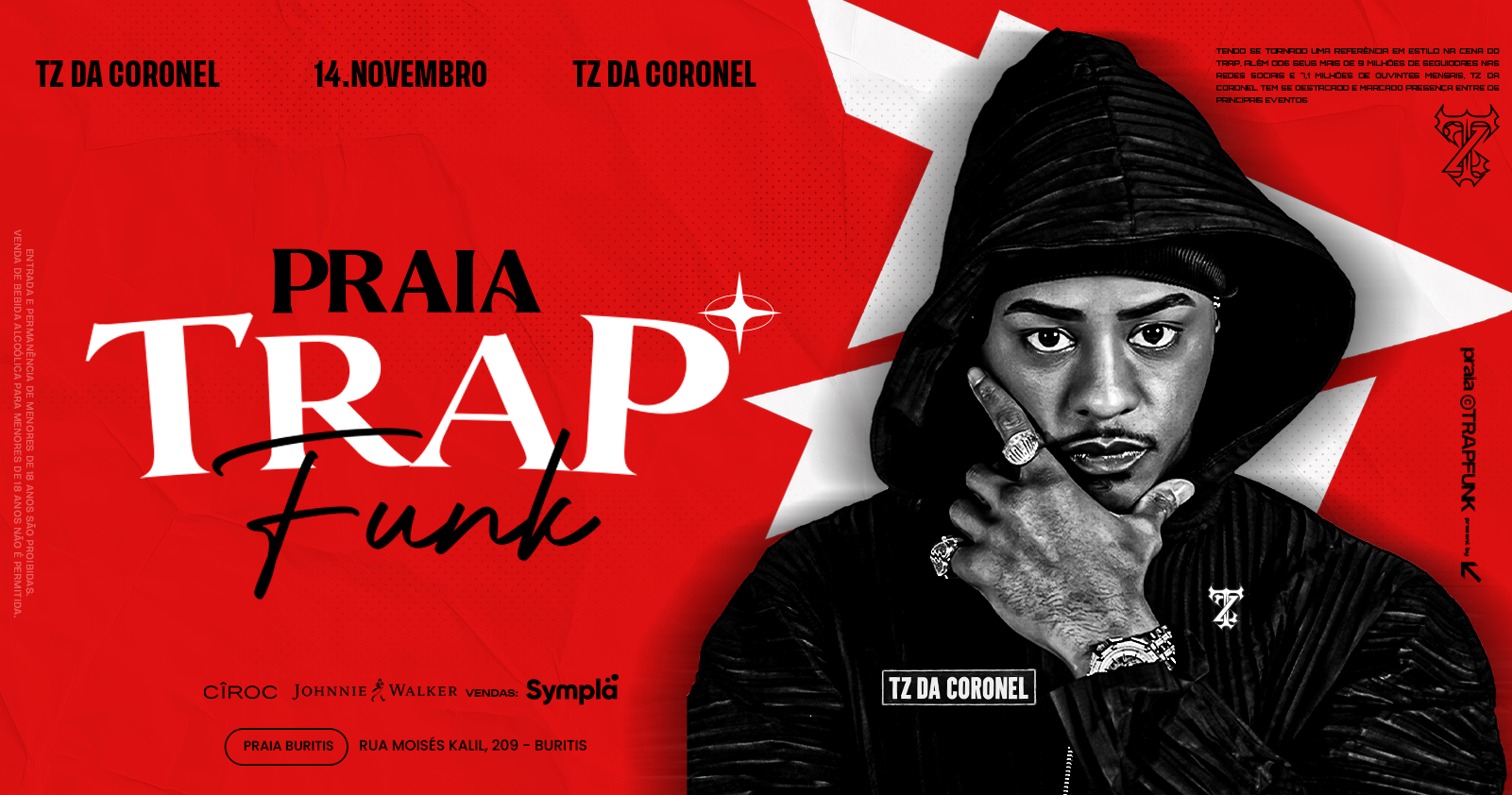 Source image — TZ da Coronel no Praia Trap Funk - 14/11