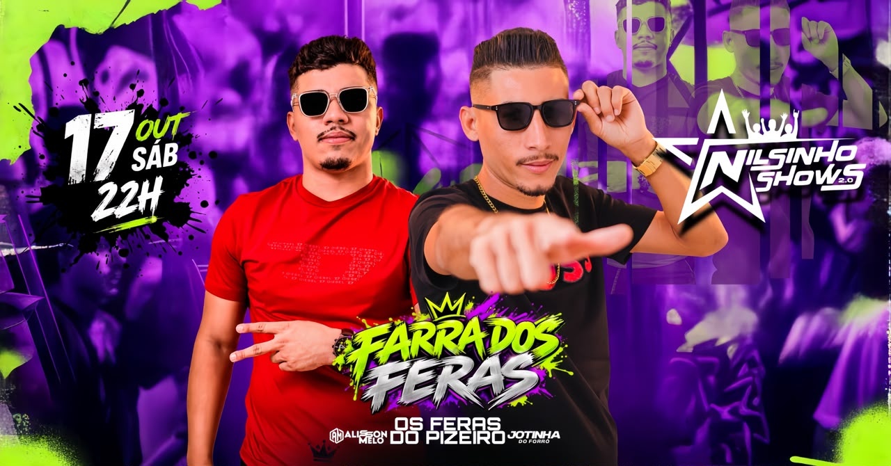 Feras do Piseiro no Nilsinho Shows - São Paulo, SP