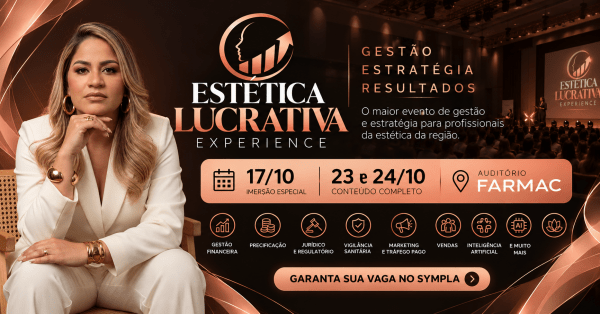 Imagem do evento ESTÉTICA LUCRATIVA EXPERIENCE