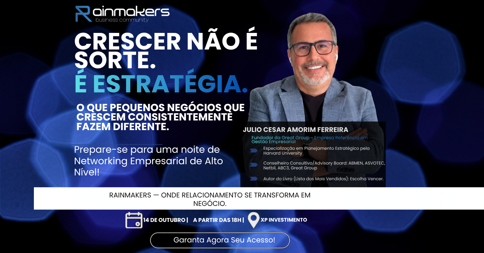 Estratégias de crescimento para pequenos negócios | RAINMAKERS Business Day