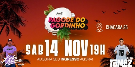 Pagode do Gordinho 2026 - São Bento do Sul, SC