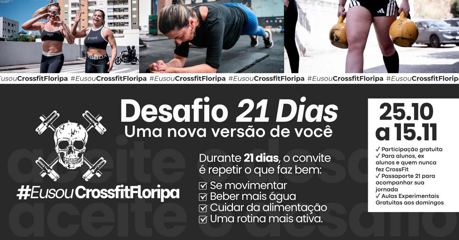 Imagem da fonte — DESAFIO 21 DIAS CROSSFITFLORIPA