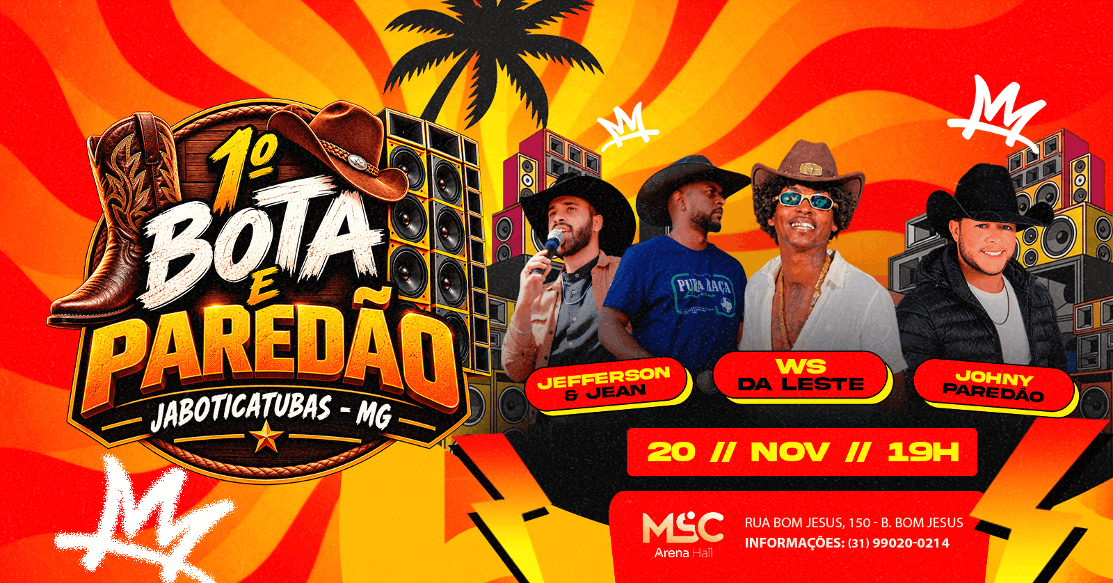 1º BOTA E PAREDÃO JABOTICATUBAS/MG - Jaboticatubas, MG