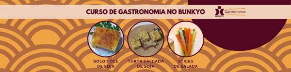 Imagem do evento Curso de Gastronomia Bunkyo - Bolo e Torta de Soja