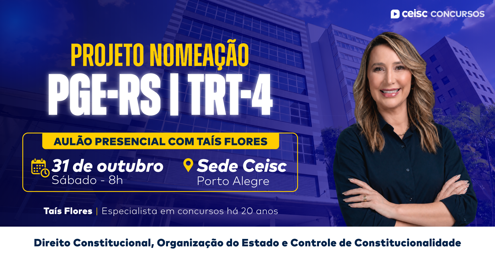 Source image — Projeto Nomeação PGE-RS + TRT-4 | Analista | Aulão presencial em POA