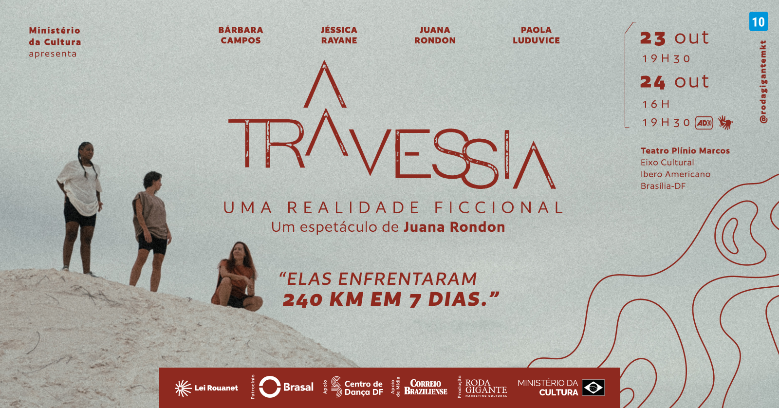 Source image — Espetáculo A TRAVESSIA - UMA REALIDADE FICCIONAL