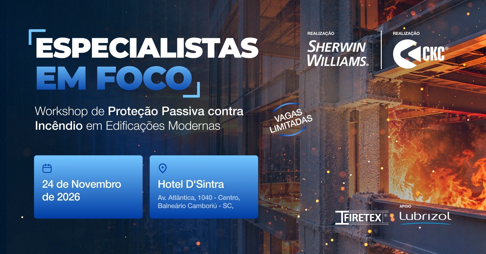 Source image — Workshop de Proteção Passiva Contra Incêndio em Edificações Modernas