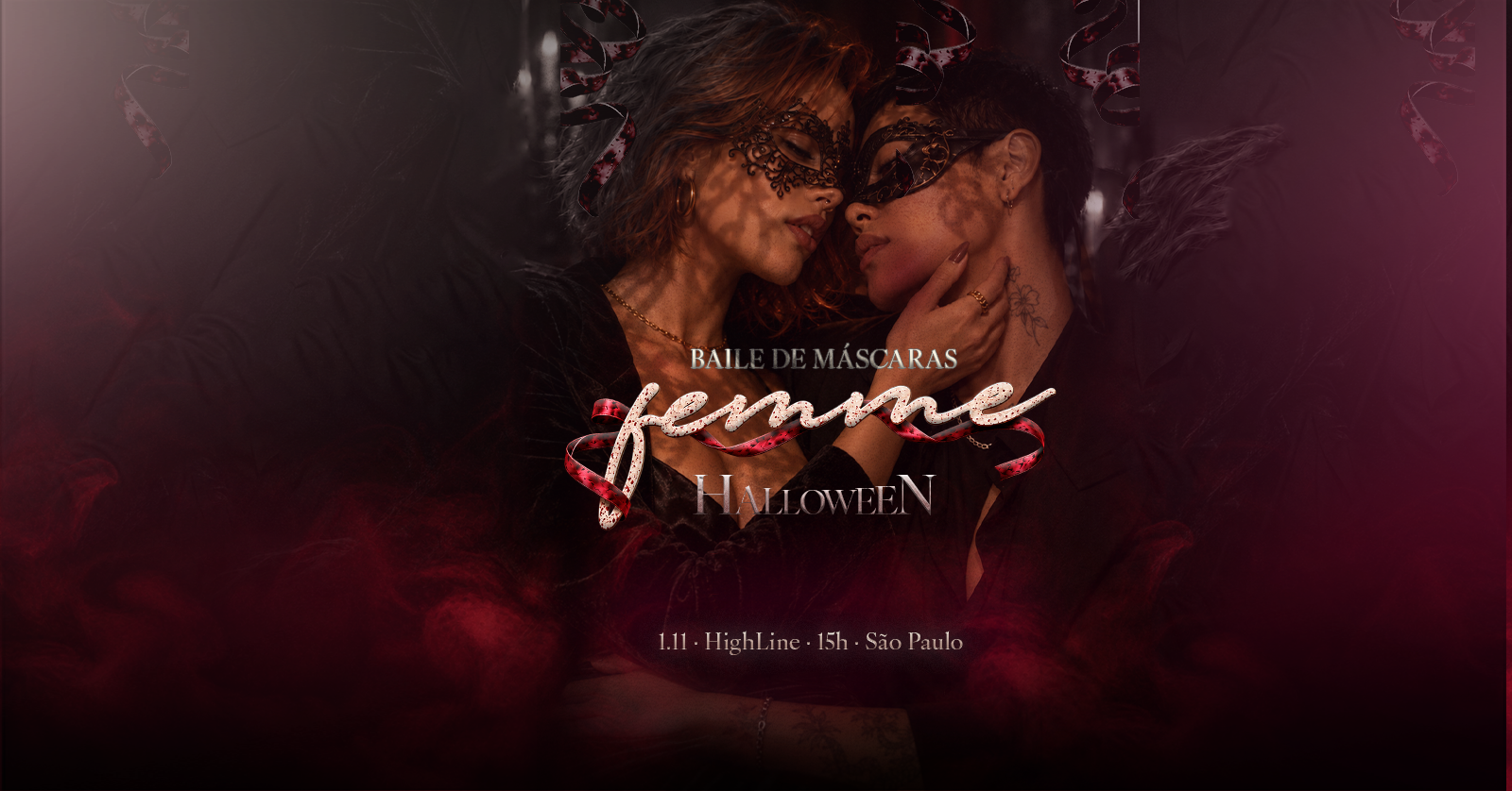Imagem da fonte — Femme HALLOWEEN| BAILE DE MÁSCARAS| SÃO PAULO