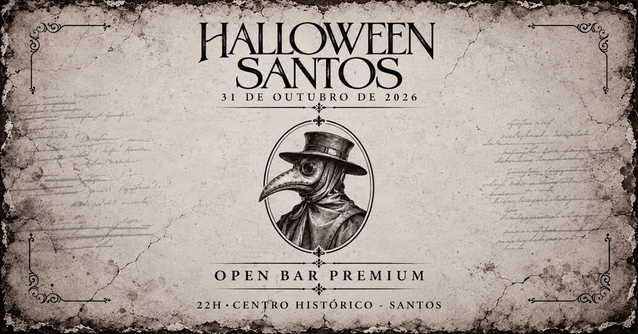 Hallloween Santos | Open Bar - Santos, SP
