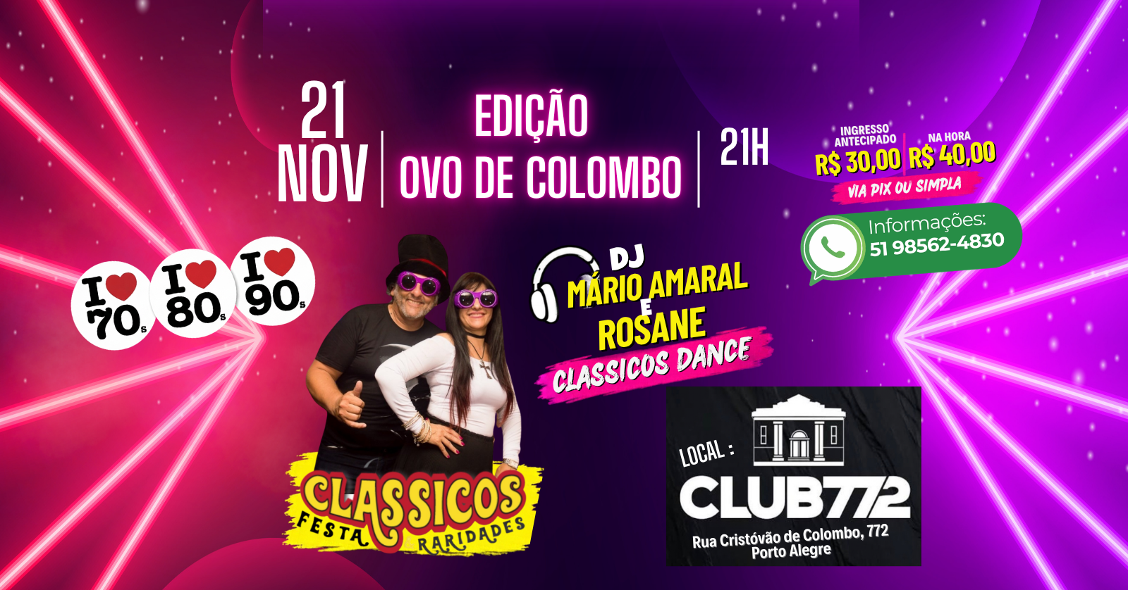 Imagen de la fuente — Festa Retrô Clássicos e Raridades no Club 782 Porto Alegre