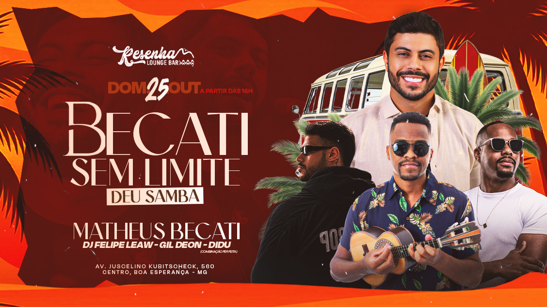 Becati sem Limite Deu Samba - Boa Esperança (Resenha Lounge Bar)