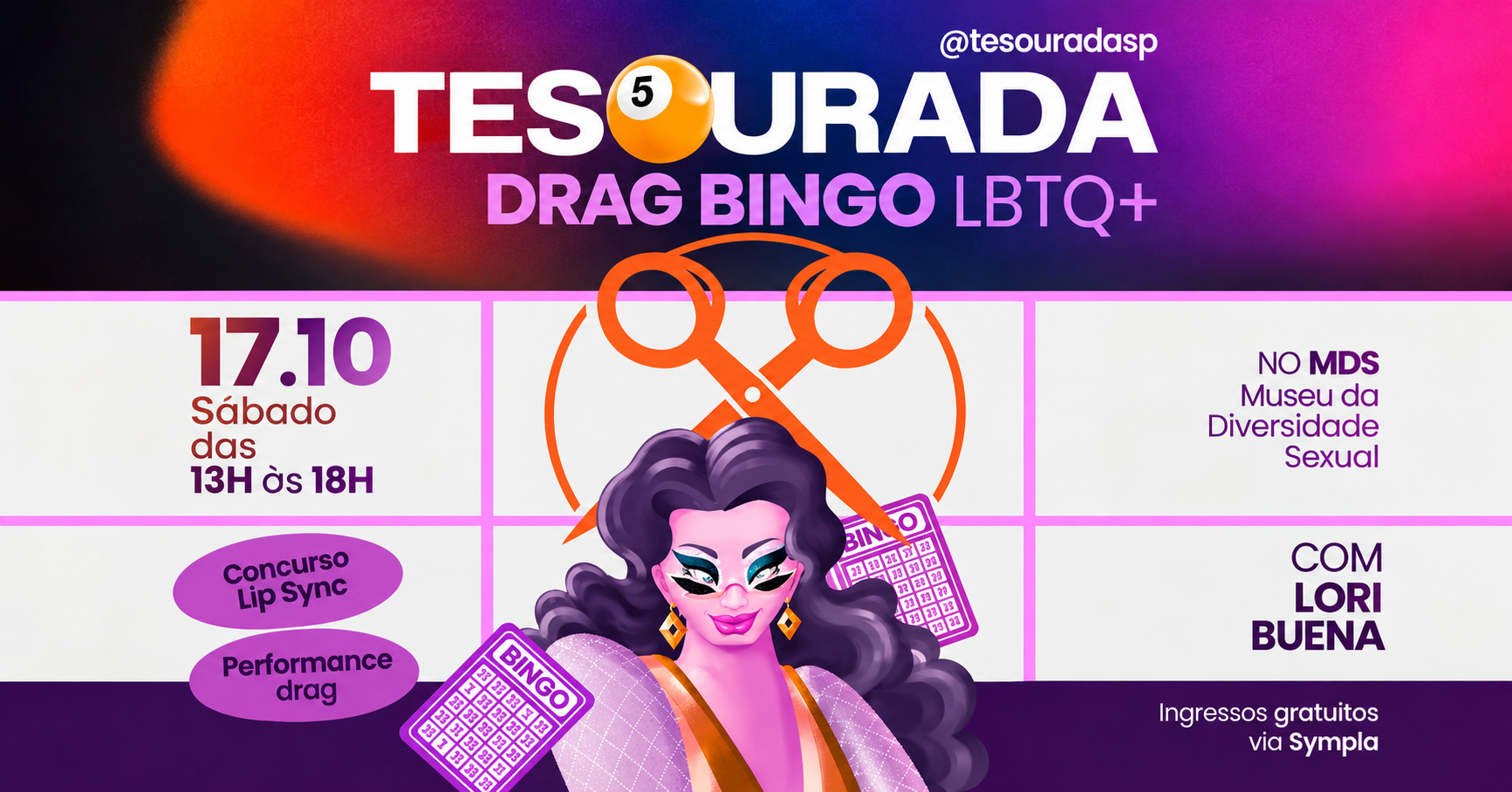 Source image — Tesourada Drag Bingo