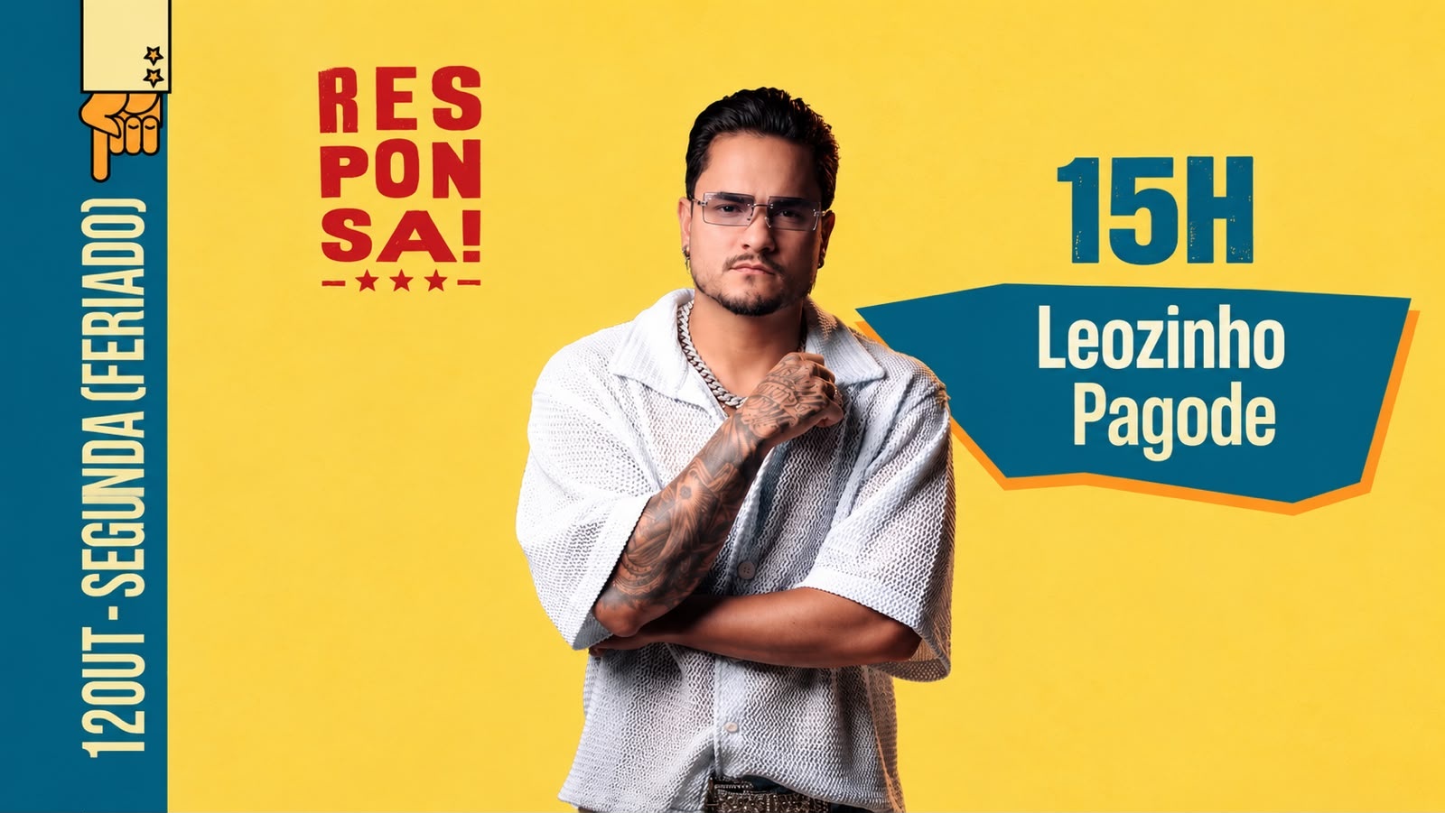 Imagem da fonte — 12.10 | Feriadão de Responsa (pagode do Leozinho)