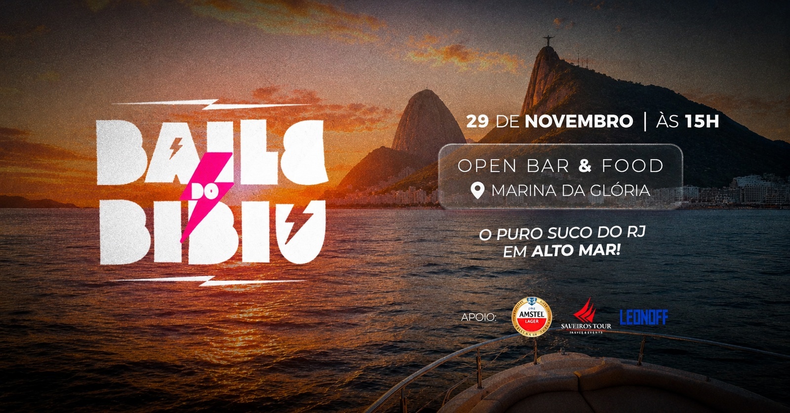 Imagem da fonte — Baile do Bibiu - ON BOARD / OPEN BAR E OPEN FOOD