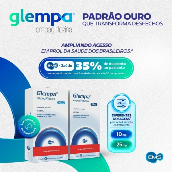 Imagem do evento GLEMPA: Benefícios da Empagliflozina no Espectro do Paciente Cardiometabólico Renal