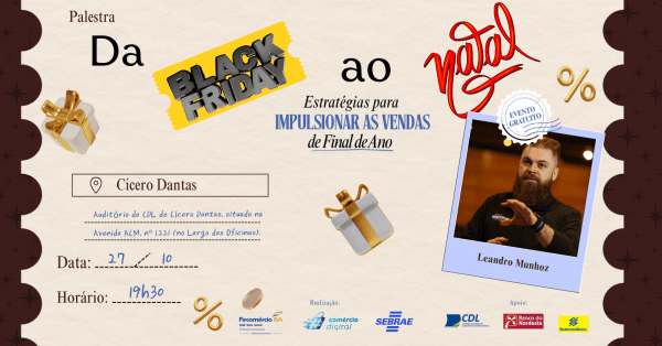Imagem do evento Da Black Friday ao Natal - Estratégias para impulsionar as vendas de final de ano