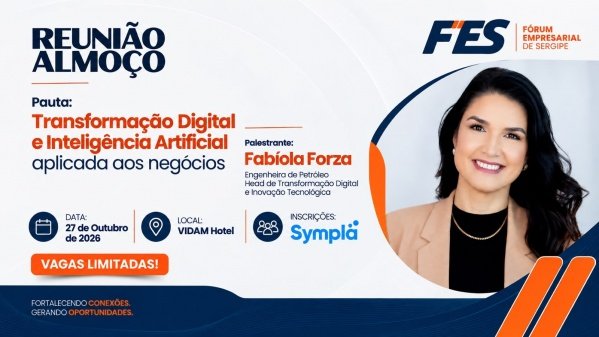 Imagem do evento REUNIÃO ALMOÇO - FÓRUM EMPRESARIAL DE SERGIPE