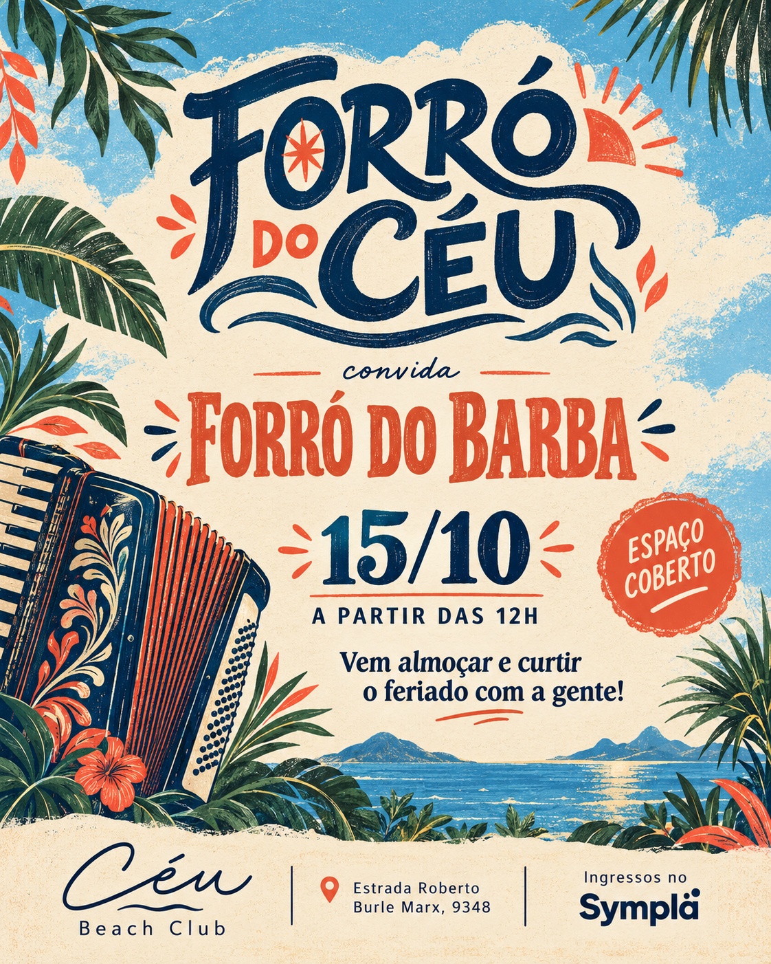 Forró do Céu convida Forró do Barba - Rio de Janeiro, RJ