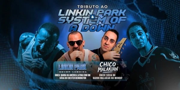 Imagem do evento [RESERVAS DE MESA] TRIBUTO AO LINKIN PARK + SOAD no Ahoy! Tavern Club