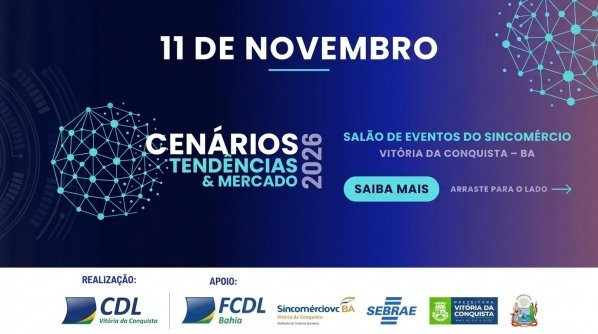 Imagem do evento Cenários, Tendências & Mercado 2026 - Vitória da Conquista Bahia