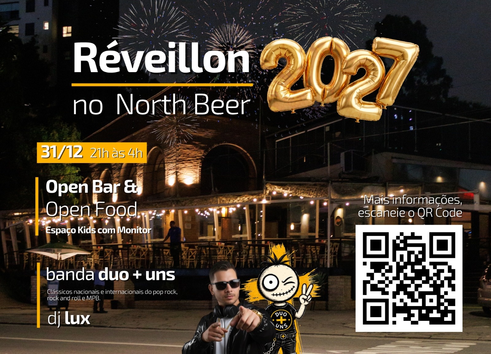 REVÉILLON 2027 - NORTH BEER - São Paulo, SP