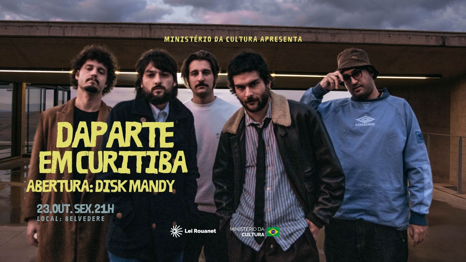 DAPARTE EM CURITIBA - Tour Nacional 2026 - Abertura: DISK MANDY - Curitiba, PR