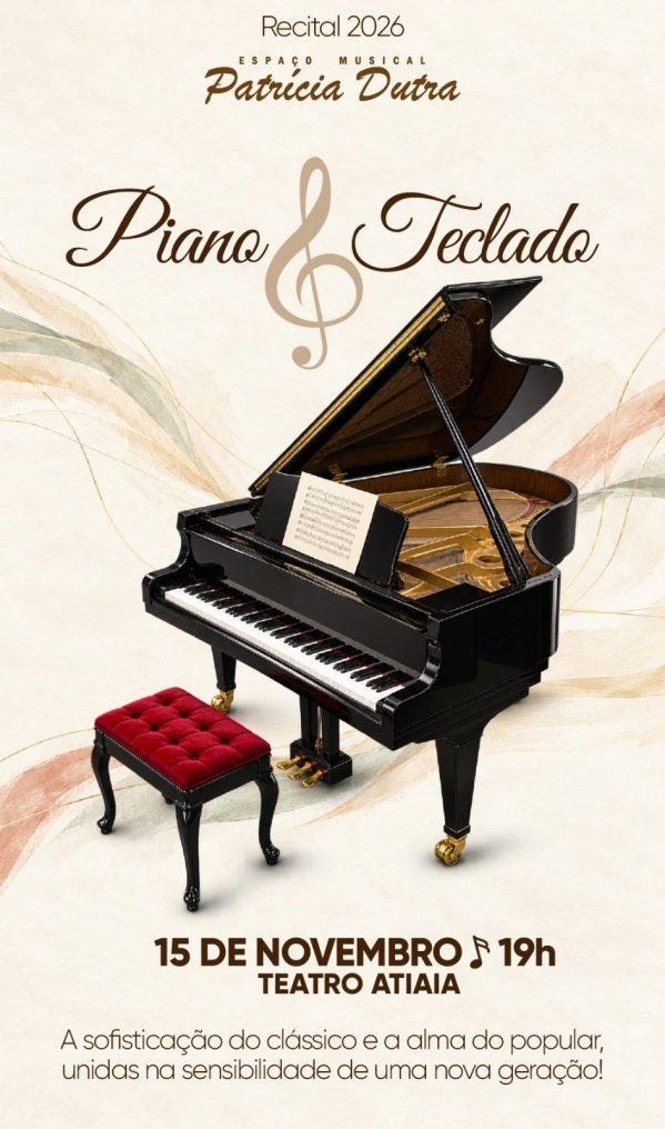 Imagem do evento Recital de Piano e Teclado
