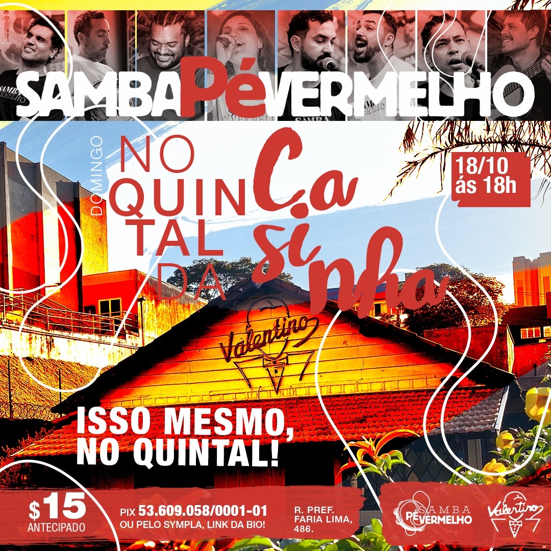 Samba no Quintal da Casinha -- Samba Pé Vermelho - Londrina, PR