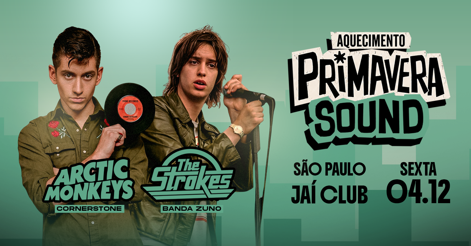Source image — AQUECIMENTO PRIMAVERA SOUND | The Strokes + Arctic Monkeys Cover @ SÃO PAULO - JAÍ CLUB 04/12