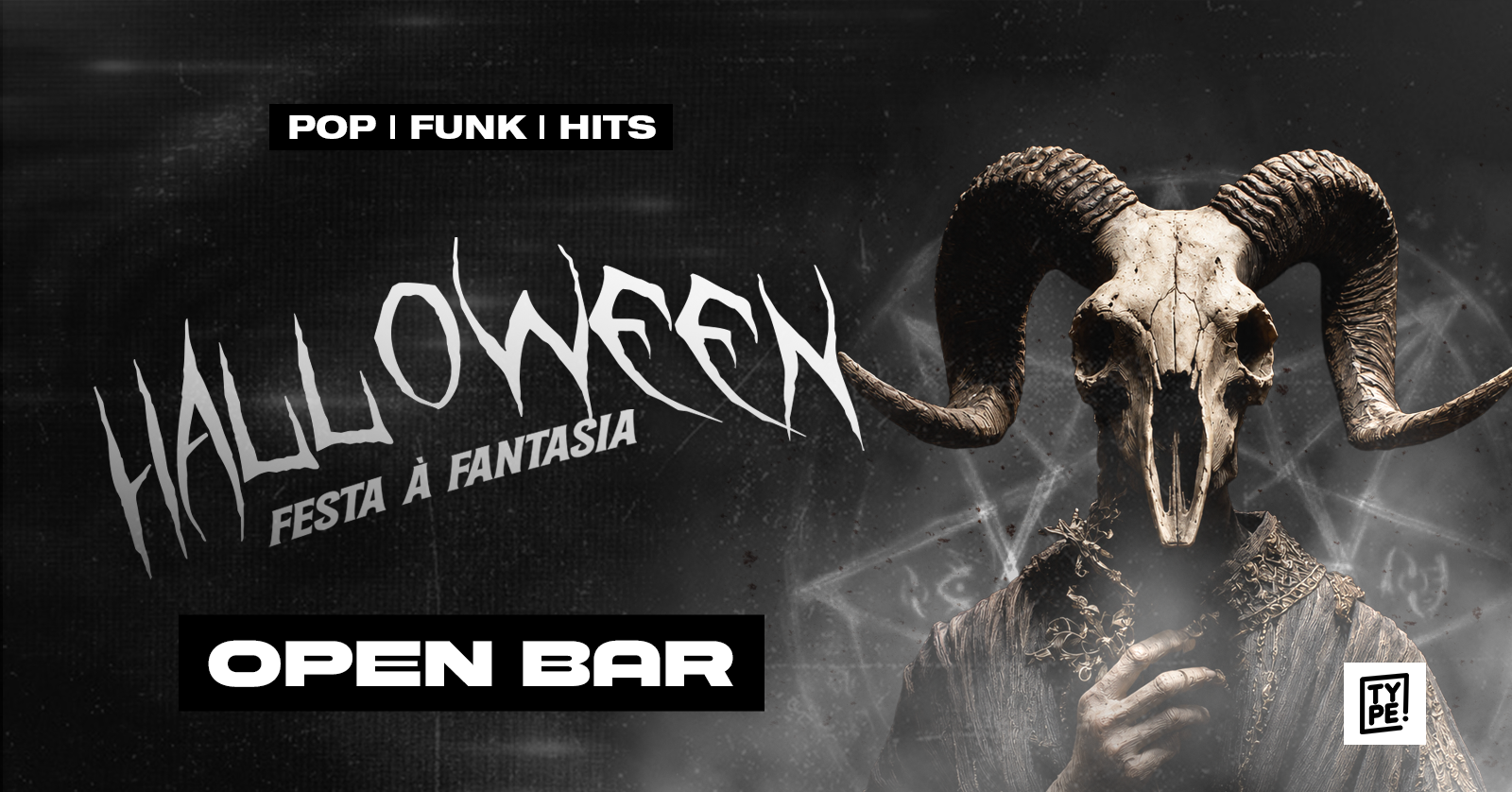 Halloween - Festa à Fantasia [OPEN BAR] - Joinville, SC