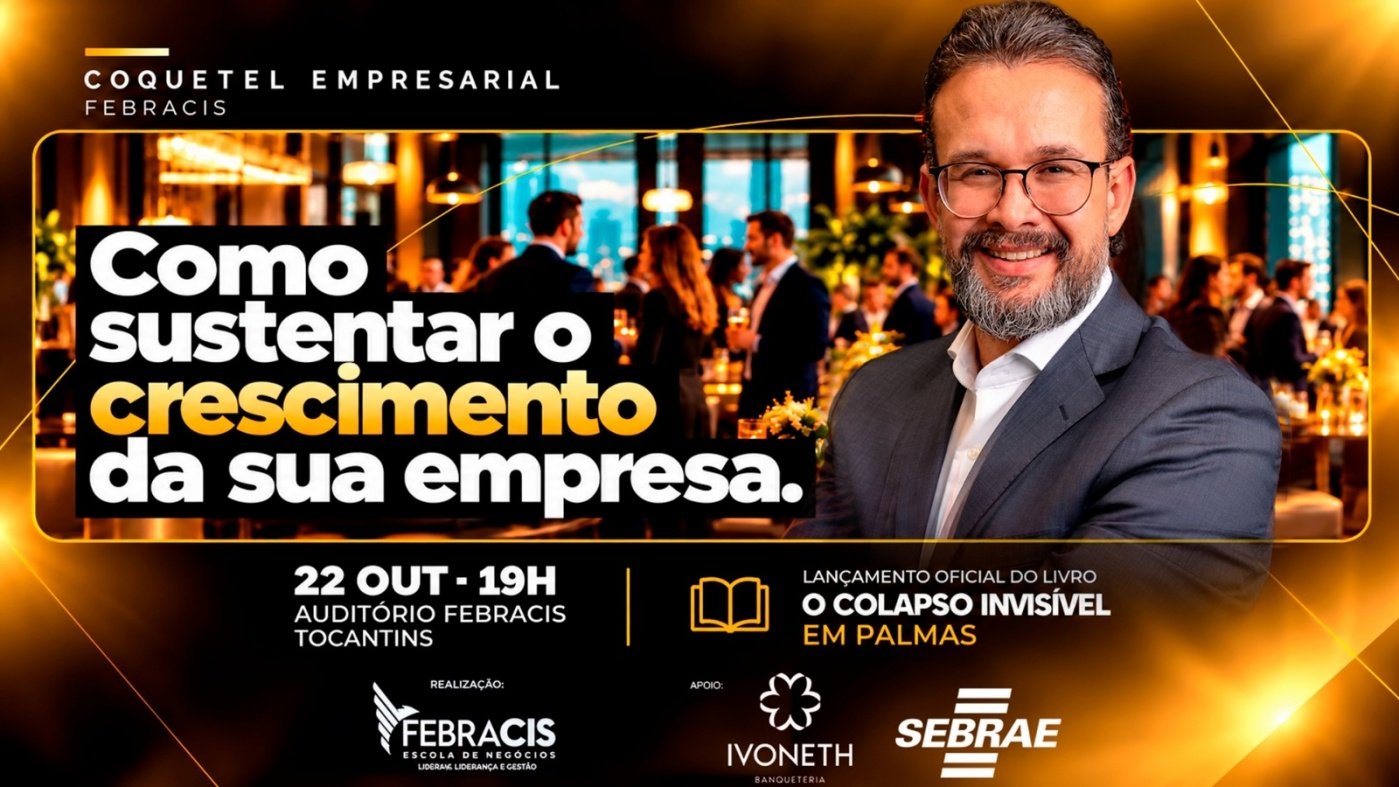 Bild der Quelle — COQUETEL EMPRESARIAL - O COLAPSO DA SUA CASA - FEBRACIS TOCANTINS